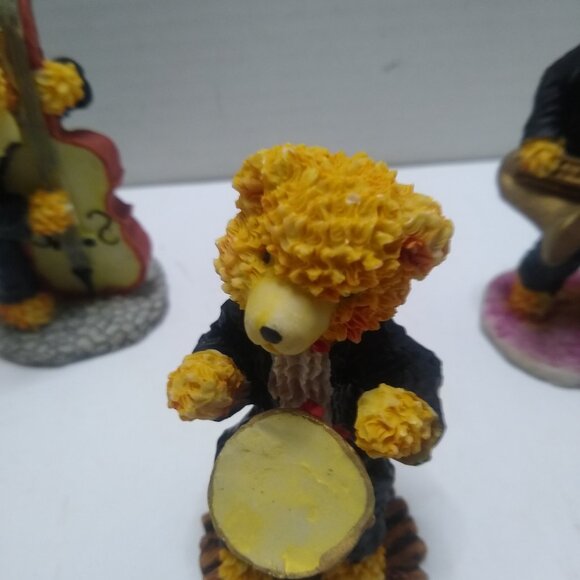 Hobo Bear Band figurine set of 5 Boyds Bear Style Musicians1990s era Berry Hill - Picture 7 of 8